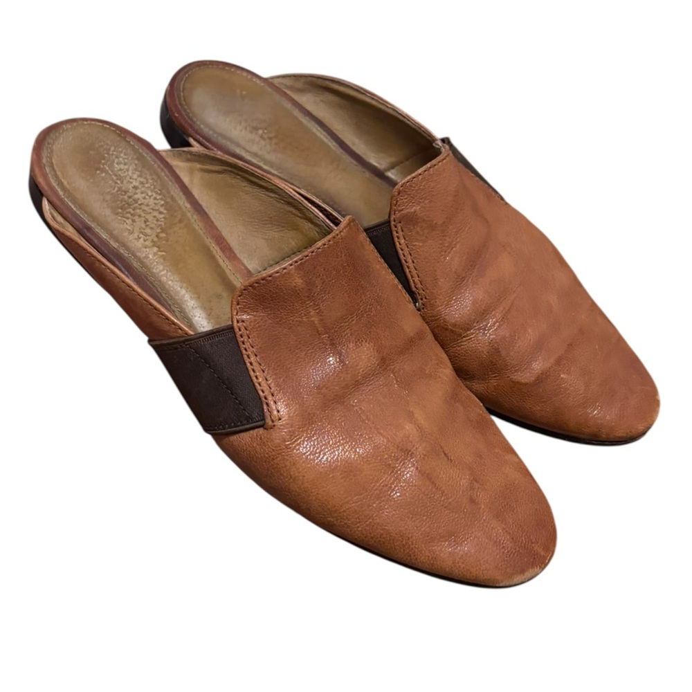 Frye Terri gore distressed leather slip on mikes